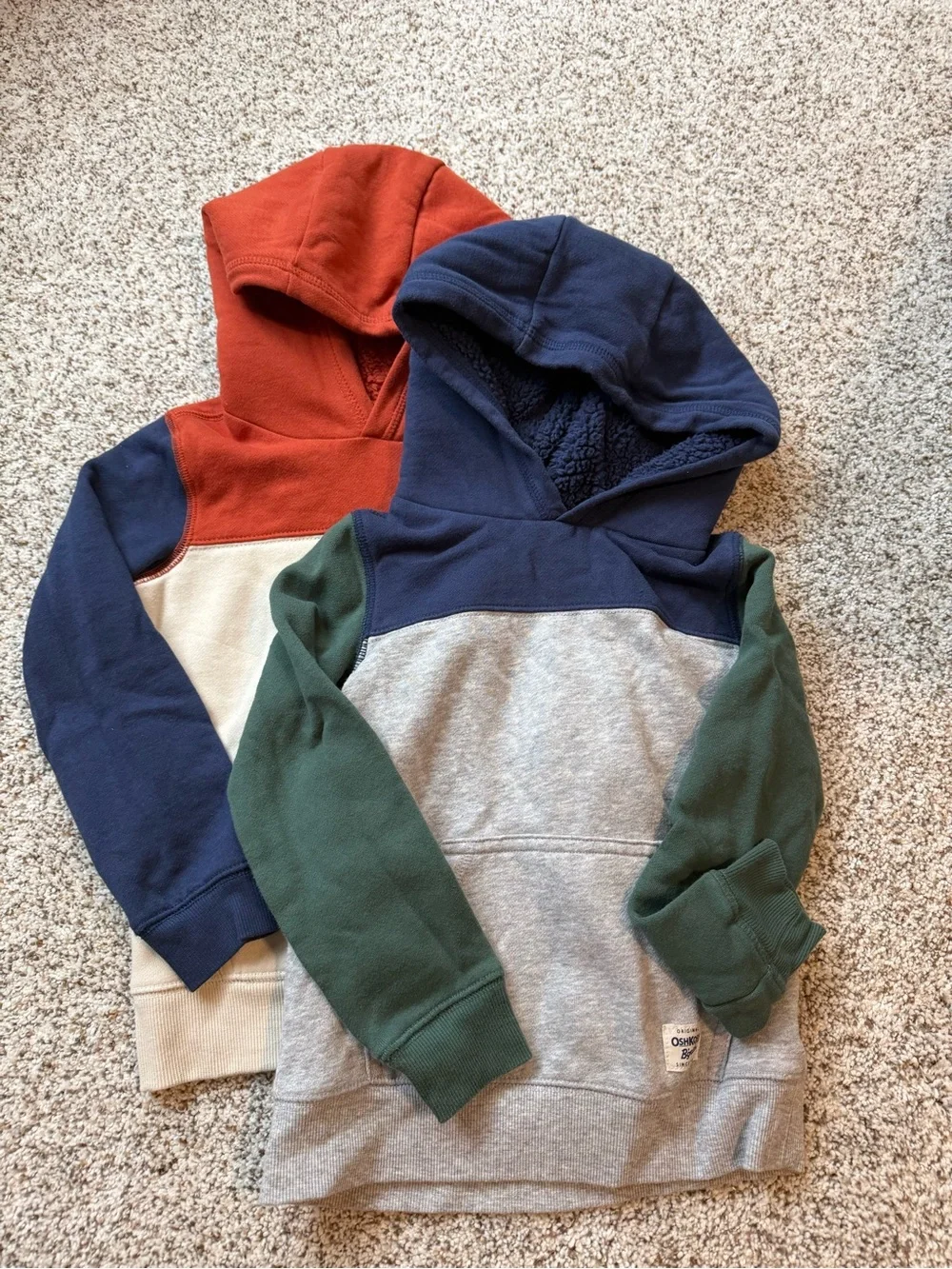 Two OshKosh B'gosh Sherpa-Lined Hoodie
